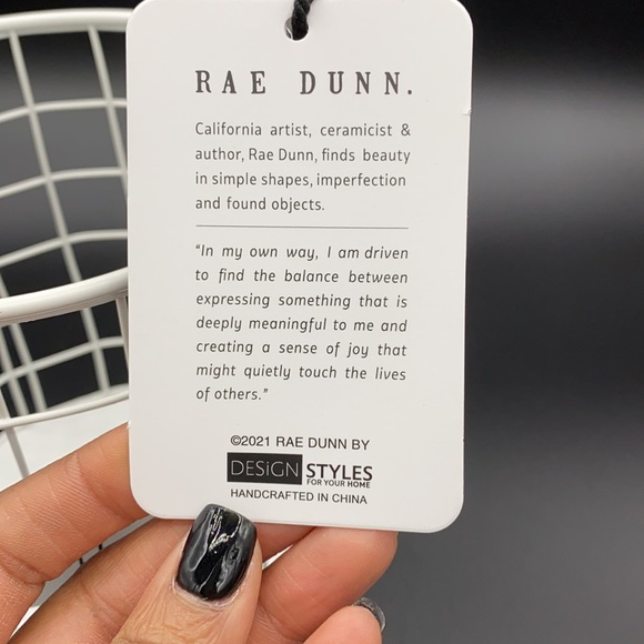 Rae Dunn White Wire Utensil Holder - Picture 5 of 5